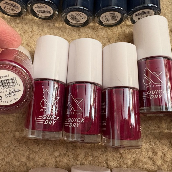 Olive and June Quick Dry Assorted Nail Polish Set - 6 with each order - Picture 7 of 13